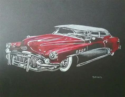 Classic Buick Drawing By Daniel King