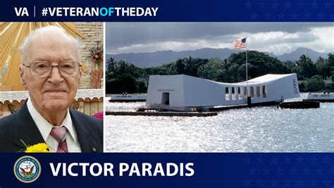 Veteranoftheday Navy Veteran Victor Paradis Va News