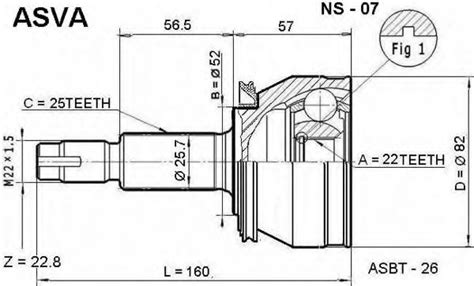 A Nissa A Joint Kit Drive Shaft For Nissa