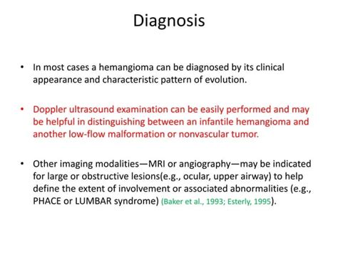 Vascular Anomalies Of Newbornapproach To Infantile Hemangioma Ppt