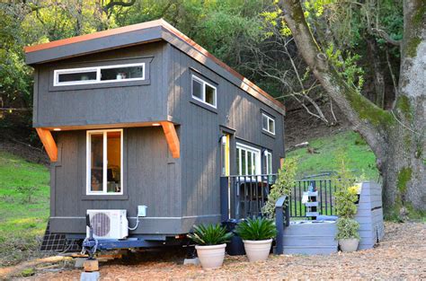 Tiny House On Wheels With Indoor Outdoor Entertaining Spaces