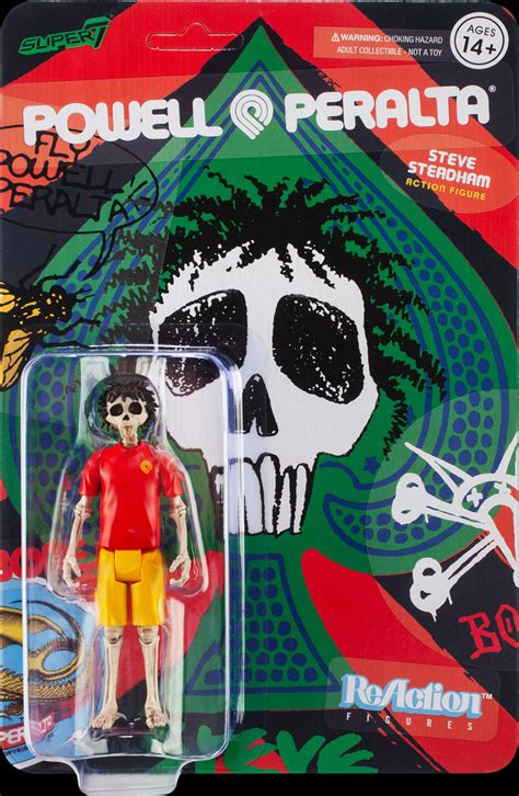 Powell Peralta Super Collabo Action Figure Steve Steadham Wave