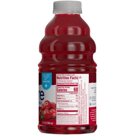 Ocean Spray® Unsweetened Pure Cranberry Juice 32 Fl Oz Fred Meyer