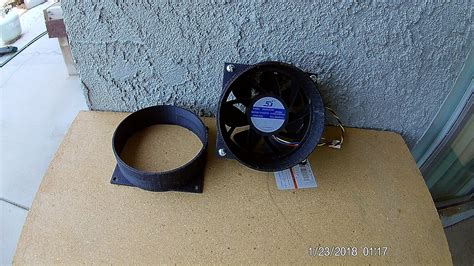 Antminer A3 D3 E3 S1 S3 S5 S7 S9 V9 T9 L3 X3 Z9 120mm Fan Duct Cooling Shroud To 4