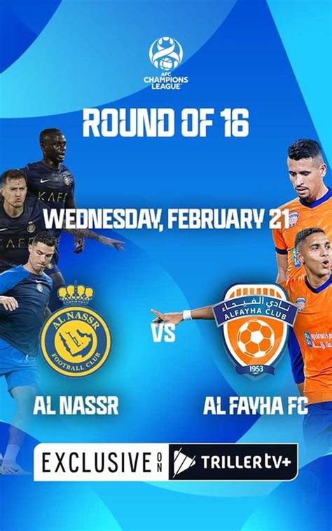 AFC Champions League 2023 24 Al Nassr Vs Al Fayha FC Official Replay