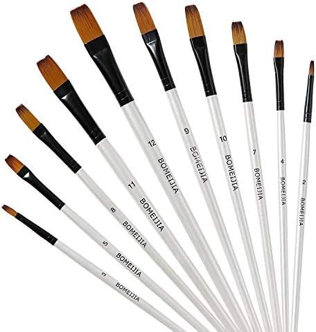 Amazon Falling In Art Paint Brushes Set Pcs Nylon Professional