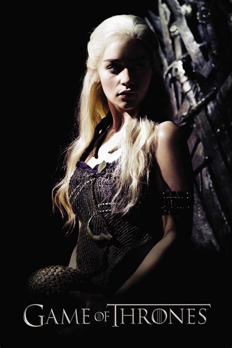 Poster Affiche Game Of Thrones Daenerys Targaryen Cadeaux Et Merch