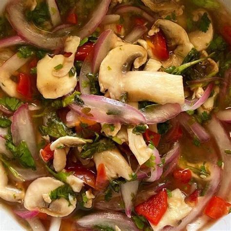 Receta de Ceviche de Champiñones a la chilena Típica y Fácil