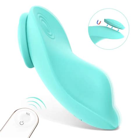 S Hande Leaf RCT Remote Controlled Discreet Magnetic Clip For Panty Lay On Vibrator Sex Toys For
