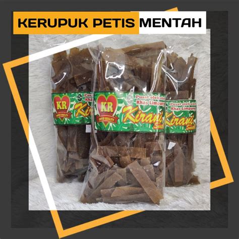 Jual Kerupuk Rambak Mentah Gr Siap Goreng Shopee Indonesia