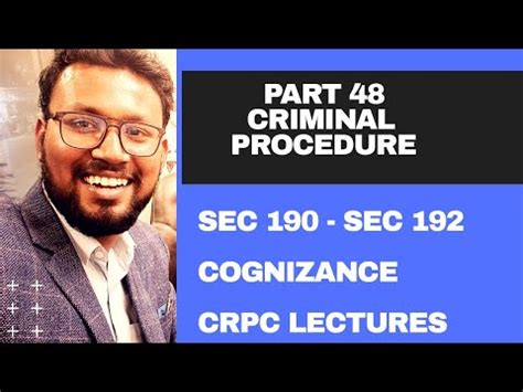 Part Crpc Cognizance By Magistrate Sec Sec Llb