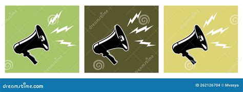 Cheer Megaphone Icons On White Background Cheer Megaphone Icon For Your Web Site Design Logo