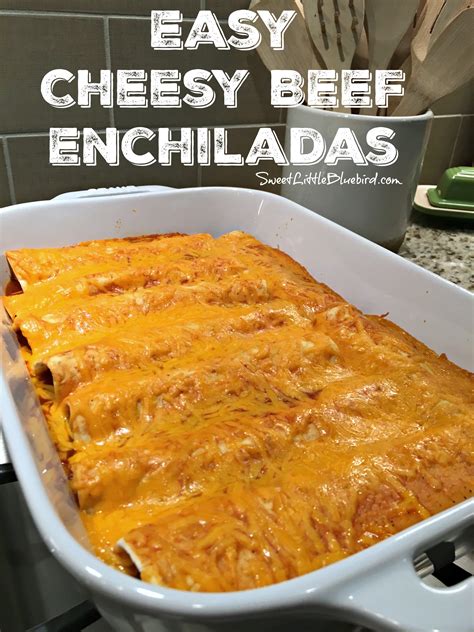 Ground Beef Enchilada Recipe Shredded Beef Enchiladas Tastes Better