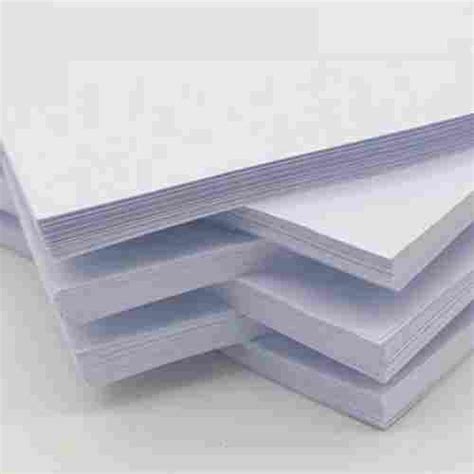 Eco Friendly And Lightweight Plain White A4 Paper Plain Sheets For