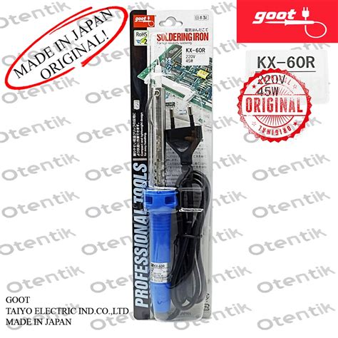 Jual GOOT SOLDER PENSIL 60 WATT SOLDERING IRON KX 60R 60W GOT