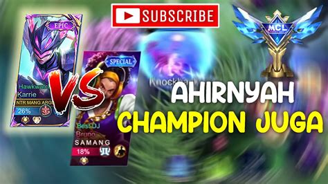 Final Mcl Pake Hero Lagi Viral Mobile Legends Youtube