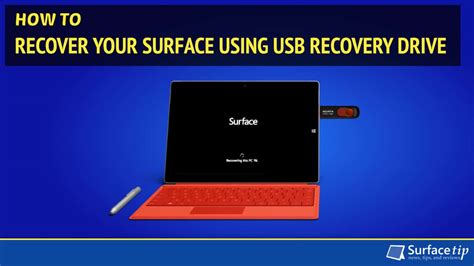 How To Reset Your Surface Using USB Recovery Drive SurfaceTip