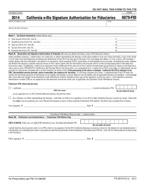 Fillable Online Ftb Ca Form Fid California E File