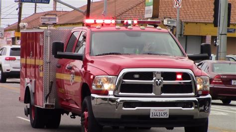 LACoFD Squad 106 Responding YouTube