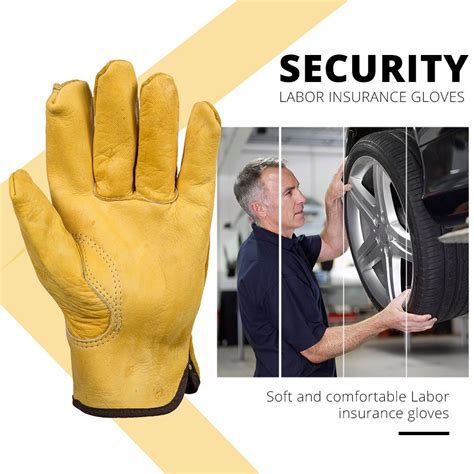 Guantes De Trabajo De Seguridad Para Soldadura Tig En Cuero