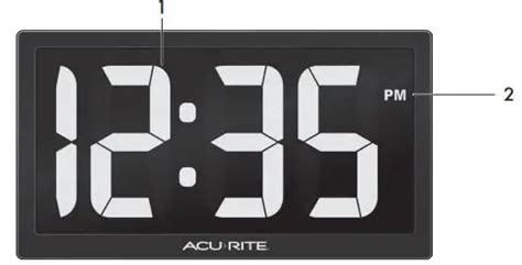 ACURITE 75099 Digital Clock Instruction Manual