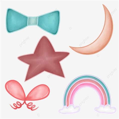 Star Moon Cute Stickers, Moon Star Sticker, Rainbow Sticker Tape, Cute ...