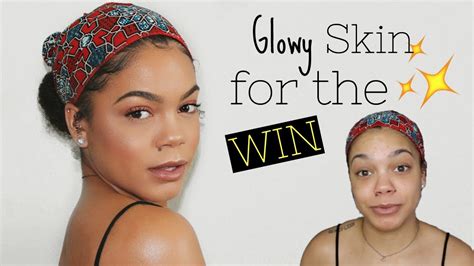 Glowy Foundation Routine For Oily Skin Youtube