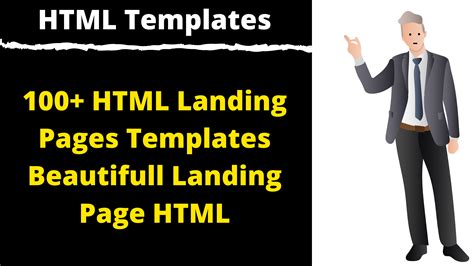 100+ HTML Landing Pages Templates Beautiful Landing Page HTML for $1 ...