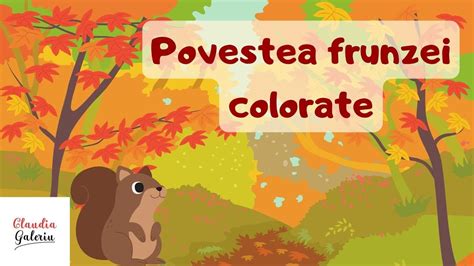 Povestea frunzei colorate Poveste de toamnă Material didactic