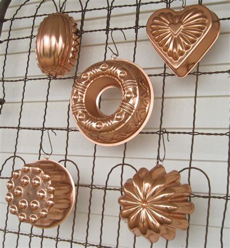 Vintage Jello Molds Copper Kitchen Molds Instant Collection Etsy