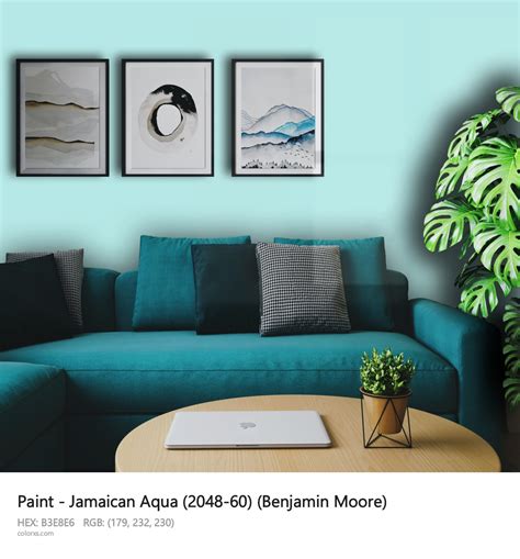 Benjamin Moore Jamaican Aqua Paint Color Codes Similar