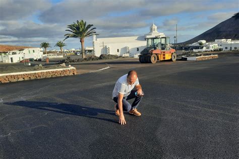 Culminan Las Obras De Asfaltado De La Plaza De Los Dolores En Mancha