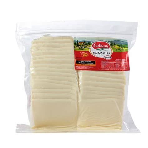 Sorrento Queso Mozzarella Rebanado 454 g 1 lb Lácteos y Huevos