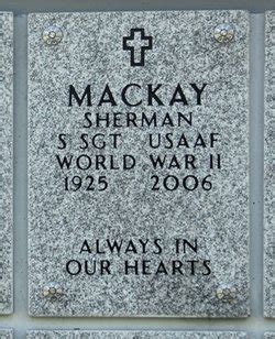 Sherman Mackay 1925 2006 Homenaje De Find A Grave