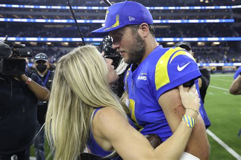 Matthew Staffords Wife Recalls On Field Moment With Rams Qb