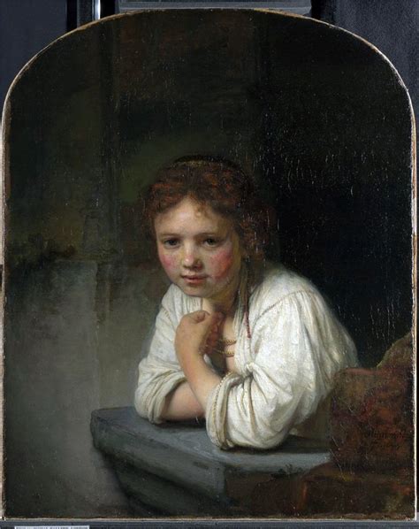 Girl by the Window Rembrandt Harmens Van Rhine 렘브란트