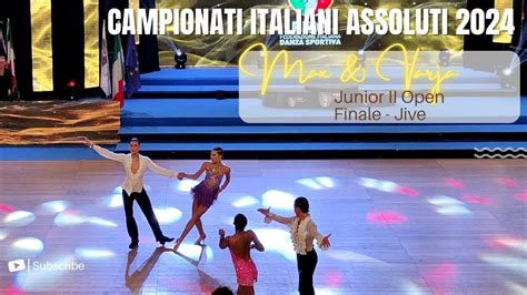 Campionati Italiani Assoluti FIDS 2024 Junior II Open Finale Jive