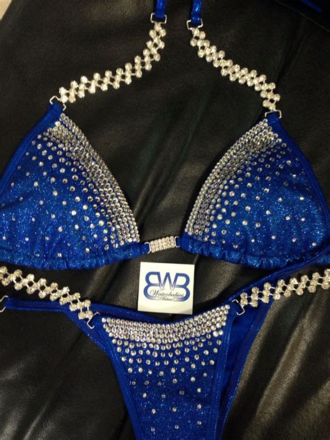 Custom Bikini From Glitter And Crystals Double The Bling