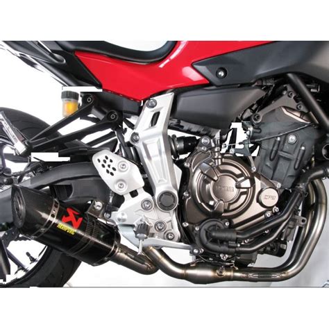 Ligne complete pot d échappement AKRAPOVIC RACING LINE YAMAHA MT 07