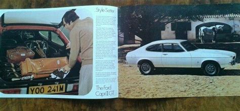 Ford capri mk2 sales brochure | #1777640329