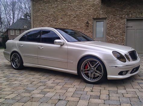 Mercedes Benz W211 E55 Amg On Autobahn Wheels Benztuning