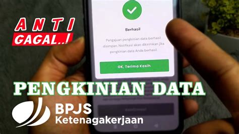 Cara Pengkinian Data Bpjs Ketenagakerjaan Online Lewat Jmo Bkd