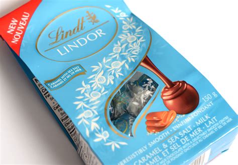 Review: Lindt Lindor Caramel and Sea Salt milk chocolates - NEAROF