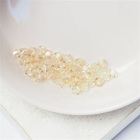 Mm Preciosa Bicone Beads Crystal Honey X Pc S