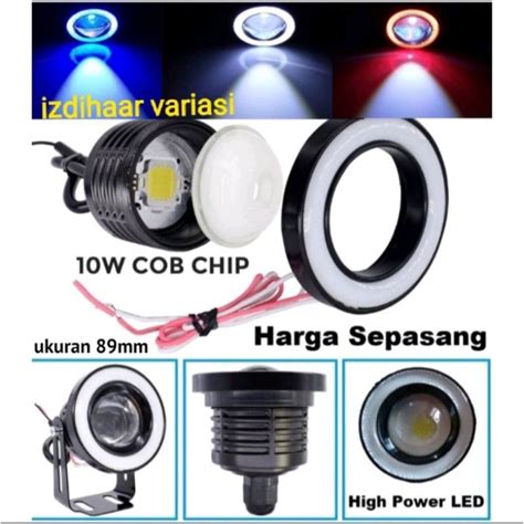 Jual Lampu Foglamp Led Mobil Wuling Cortez Angel Eyes Mm Lampu Kabut