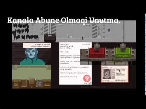 Papers Please 1 Yaşasin Arstotzka YouTube