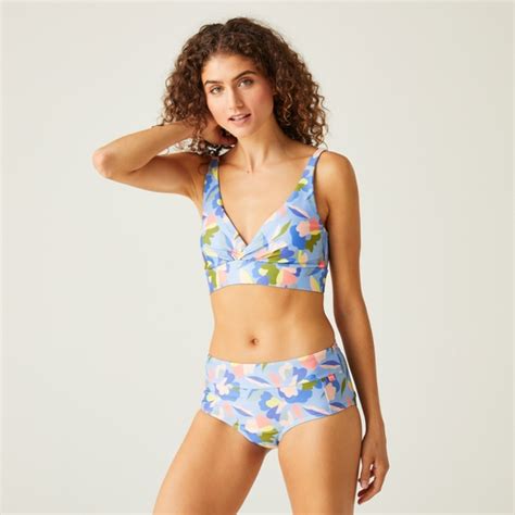 Women S Paloma Bikini Top Abstract Floral Print Regatta UK