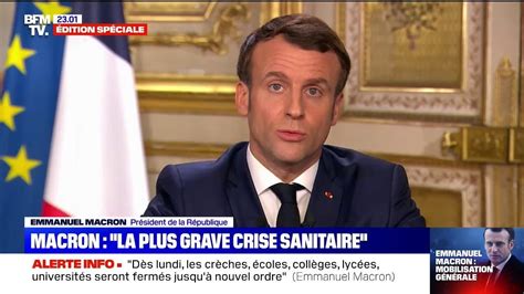 Ce Qu Il Faut Retenir De L Allocution D Emmanuel Macron Sur Le Coronavirus