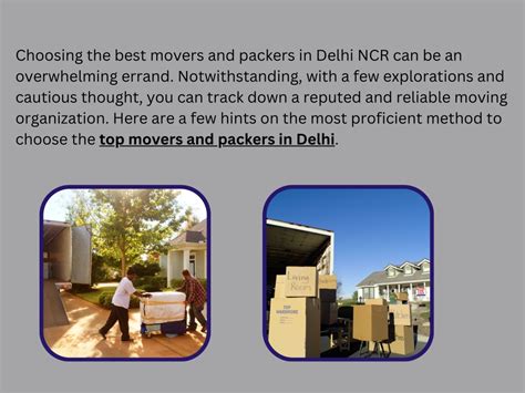 Ppt How To Select The Best Packers And Movers In Delhi Ncr Powerpoint