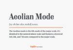 What Is The Aeolian Mode?